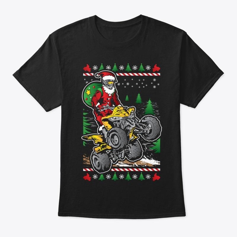 Santa Riding ATV, Christmas Quad